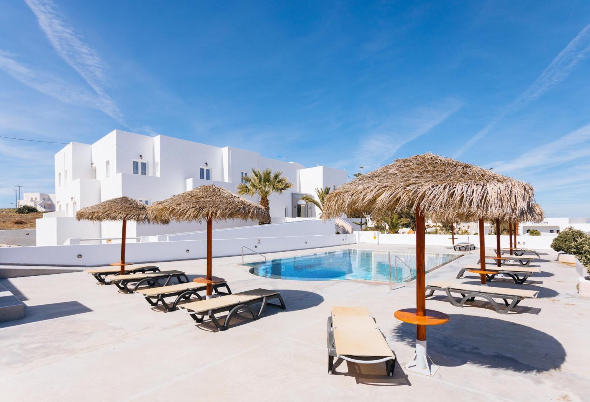 Nikos Hotel Karterados  Luaran gambar
